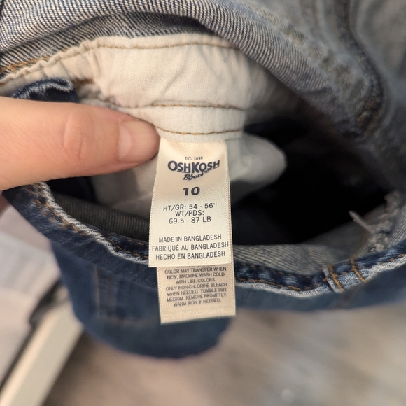 Denim OshKosh overalls/skirtalls - Picture 9 of 9